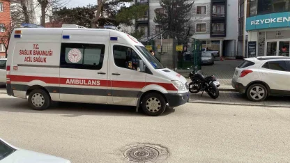 Bolu’da otomobille motosiklet kafa kafaya çarpıştı: 1 yaralı