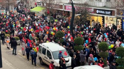 Bolu’da yüzlerce kişi ‘Ramazan Alayı’ yürüyüşünde buluştu