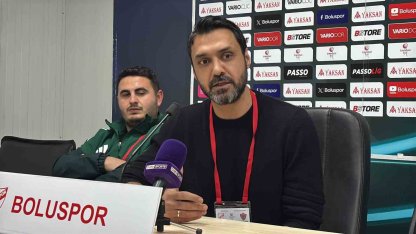 Boluspor-Hatayspor maçının ardından