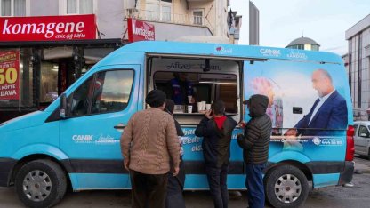 Canik’te gönülleri ısıtan ikram