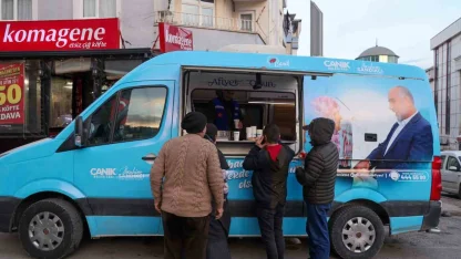 Canik’te gönülleri ısıtan ikram