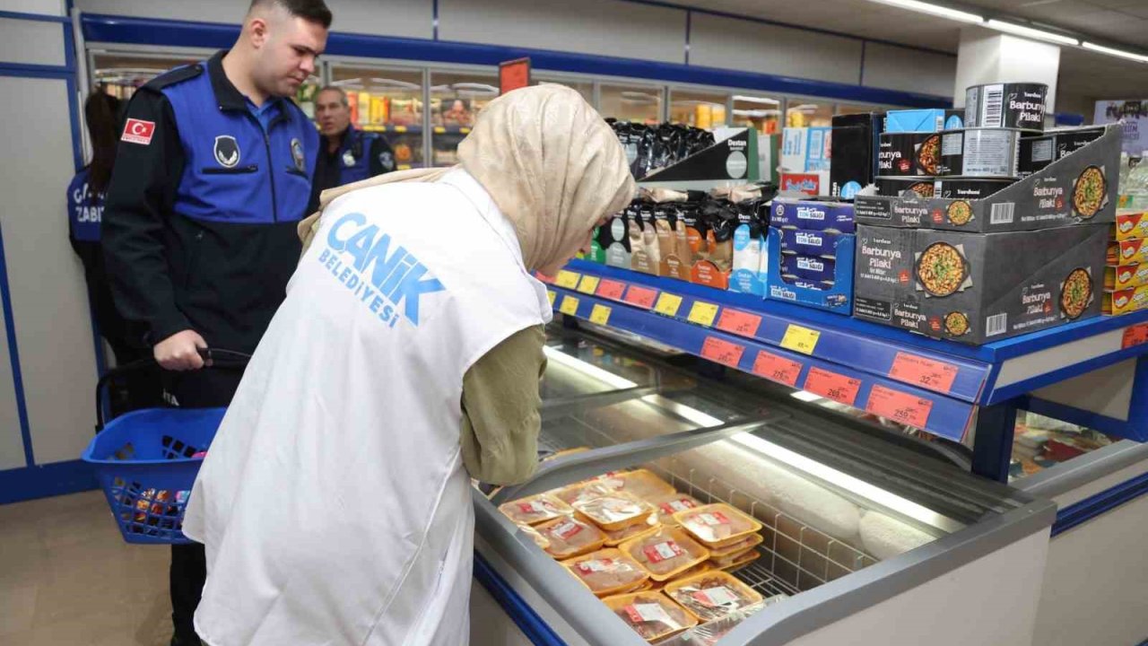 Canik’te marketlere sıkı denetim