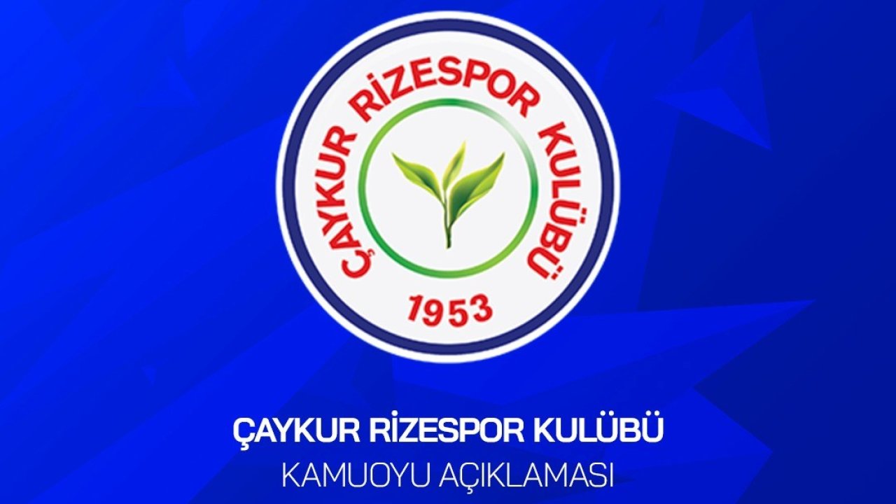 Çaykur Rizespor’dan VAR tepkisi