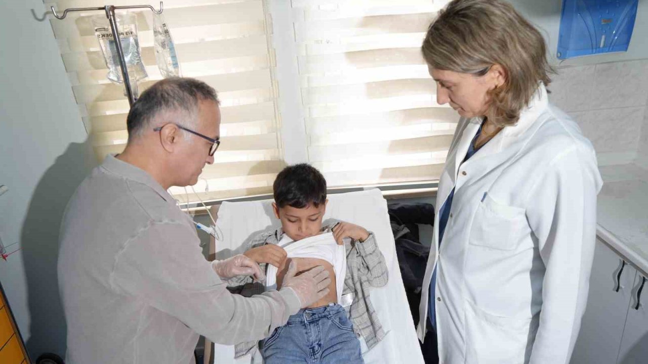 Çocuklarda nadir görülen diyafram fıtığı Samsun’da ilk kez tedavi edildi