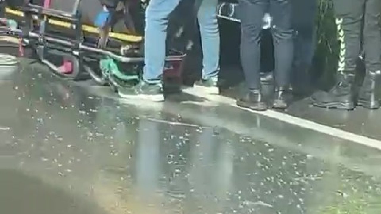 D100 kara yolunda kaza yapan araç ters döndü, sürücü yaralandı