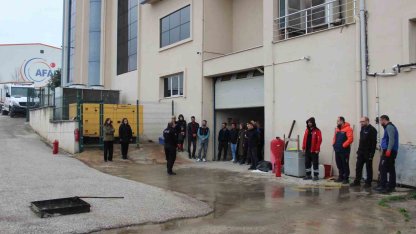 Düzce’de 112 personeline afet ve acil durum eğitimi