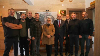 Gazeteciler Keşir ve Özlü’yü ağırladı