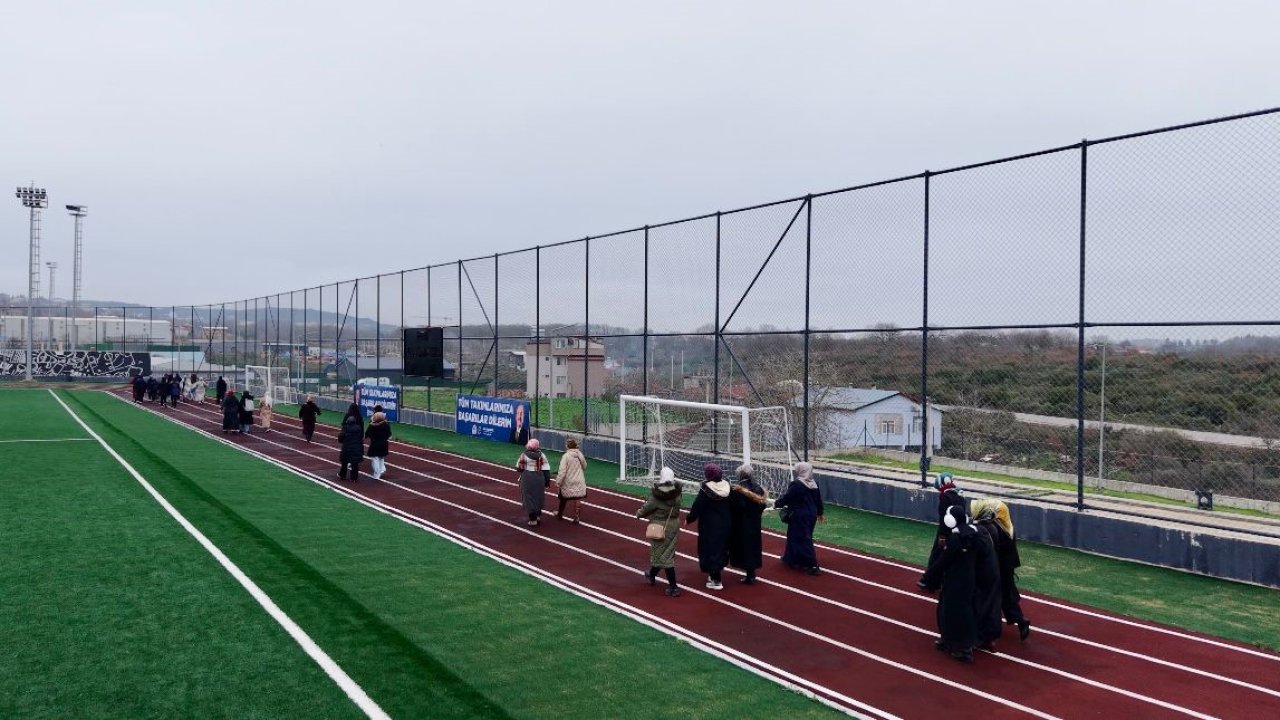 Gebze’de kadınlar sağlıklı yaşam için yürüdü