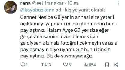 Genç kızın ailesinin isteğini hiçe saydı, sosyal medyasında paylaştı