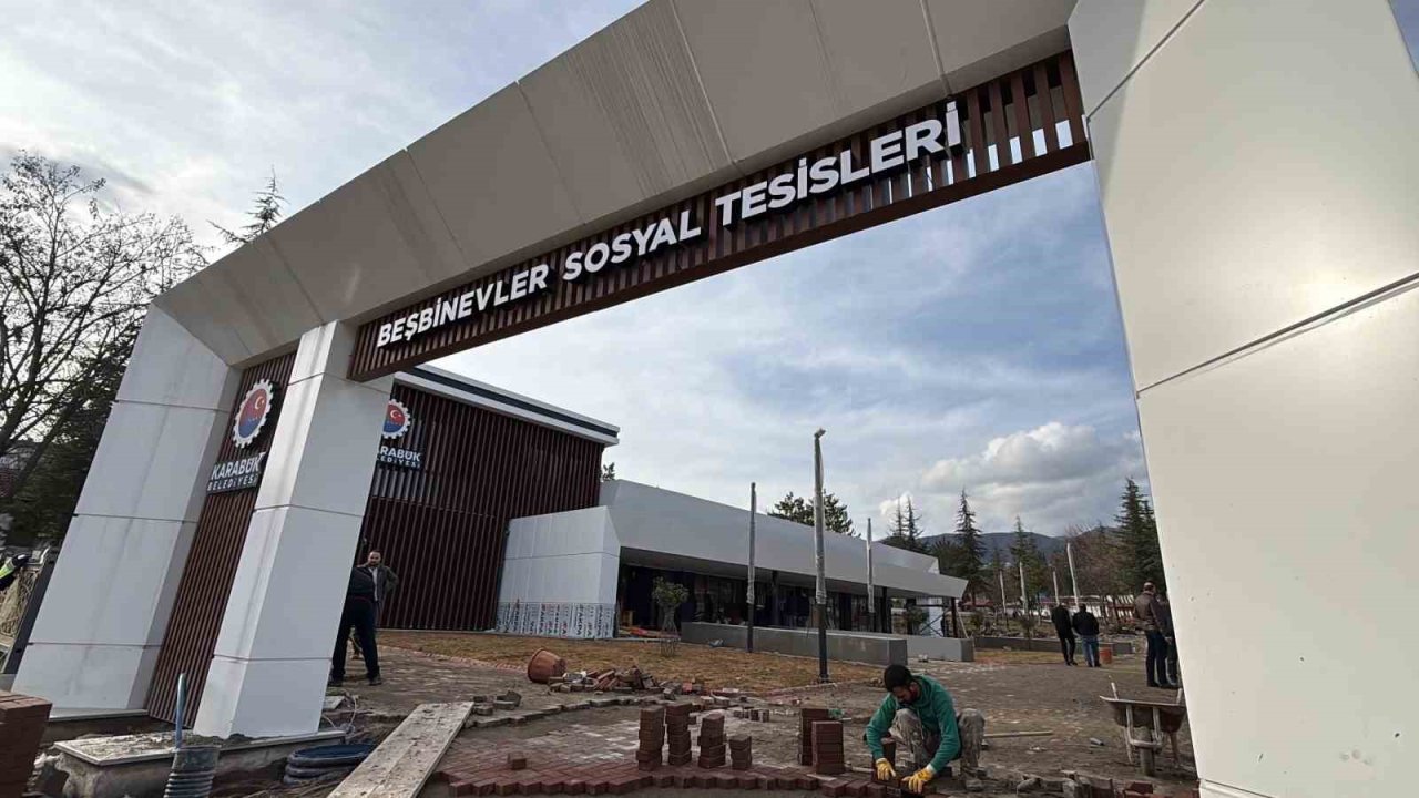 Karabük’te yeni bir sosyal tesis hizmete açılmaya hazırlanıyor