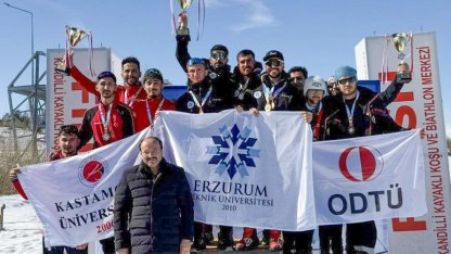 Kastamonu Üniversitesi, Kış Spor Oyunları’nda Türkiye ikincisi oldu