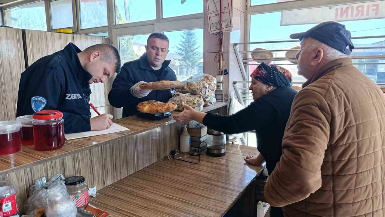 Kastamonu’da unlu mamullerde gramaj ve hijyen kontrolü yapıldı