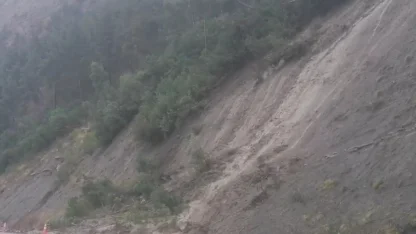 Kastamonu’da yağışların ardından heyelanlar meydana geldi