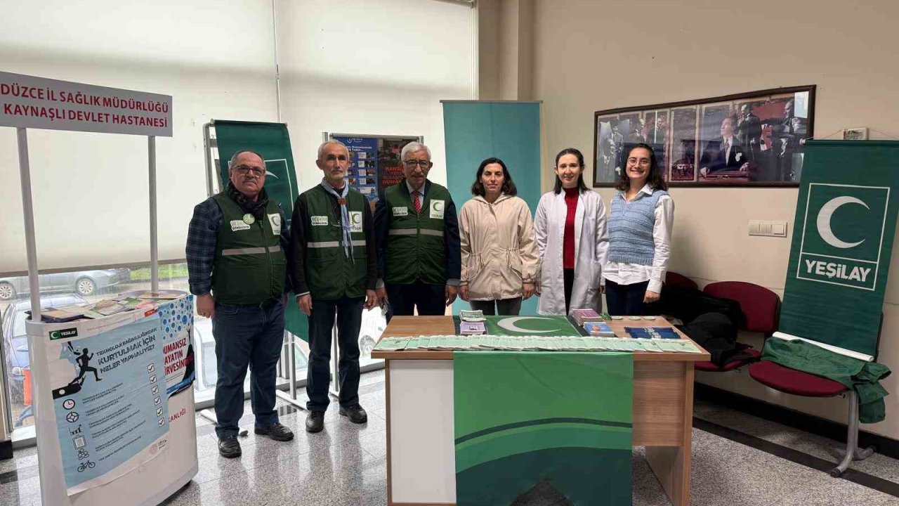 Kaynaşlı’da sigaranın zararlarına dikkat çekildi