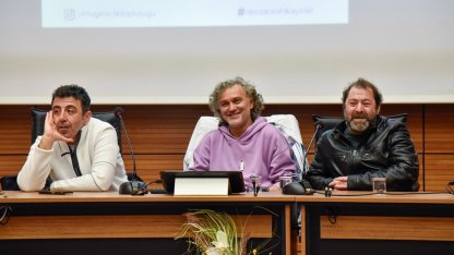 Meçhul Paşa oyuncuları OMÜ’de öğrencilerle buluştu