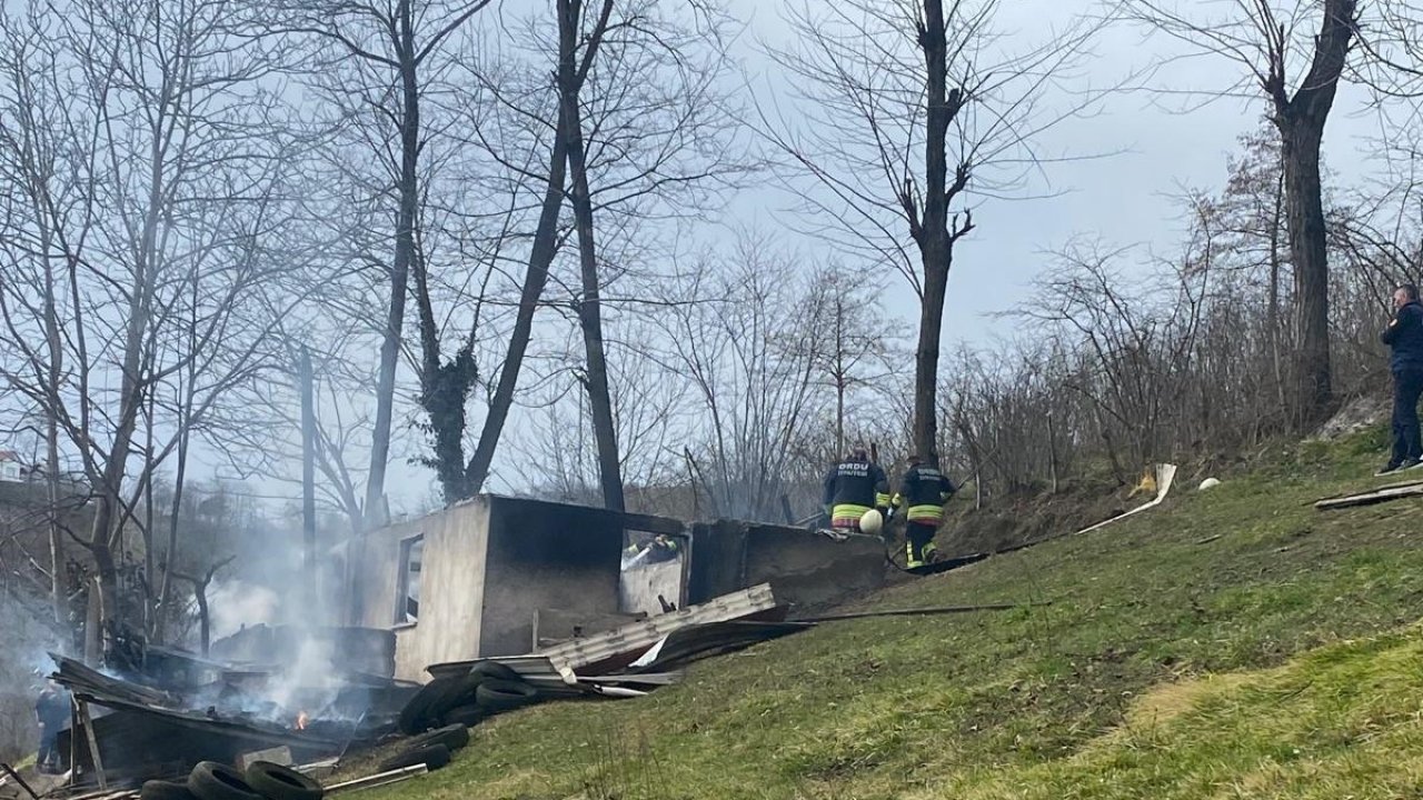 Ordu’da ev yangını