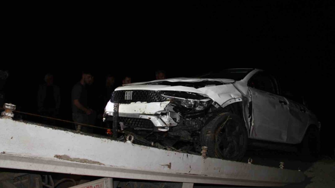 Otomobil fındık bahçesine uçtu: 2 yaralı