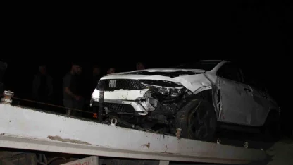 Otomobil fındık bahçesine uçtu: 2 yaralı