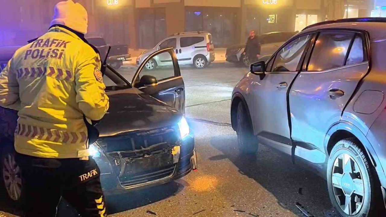 Palandöken’de trafik kazası: 1 yaralı