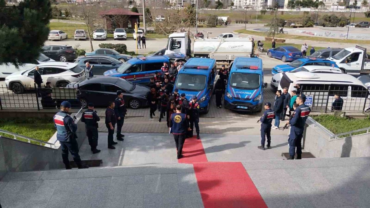 Samsun’da fuhuş operasyonunda 8 kişi adliyede