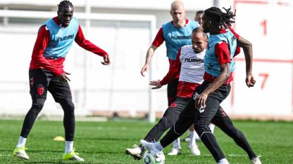 Samsunspor, KF Shkndija maçı hazırlıklarını tamamladı