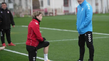 Samsunspor, Shkendija maçı hazırlıklarını tamamladı