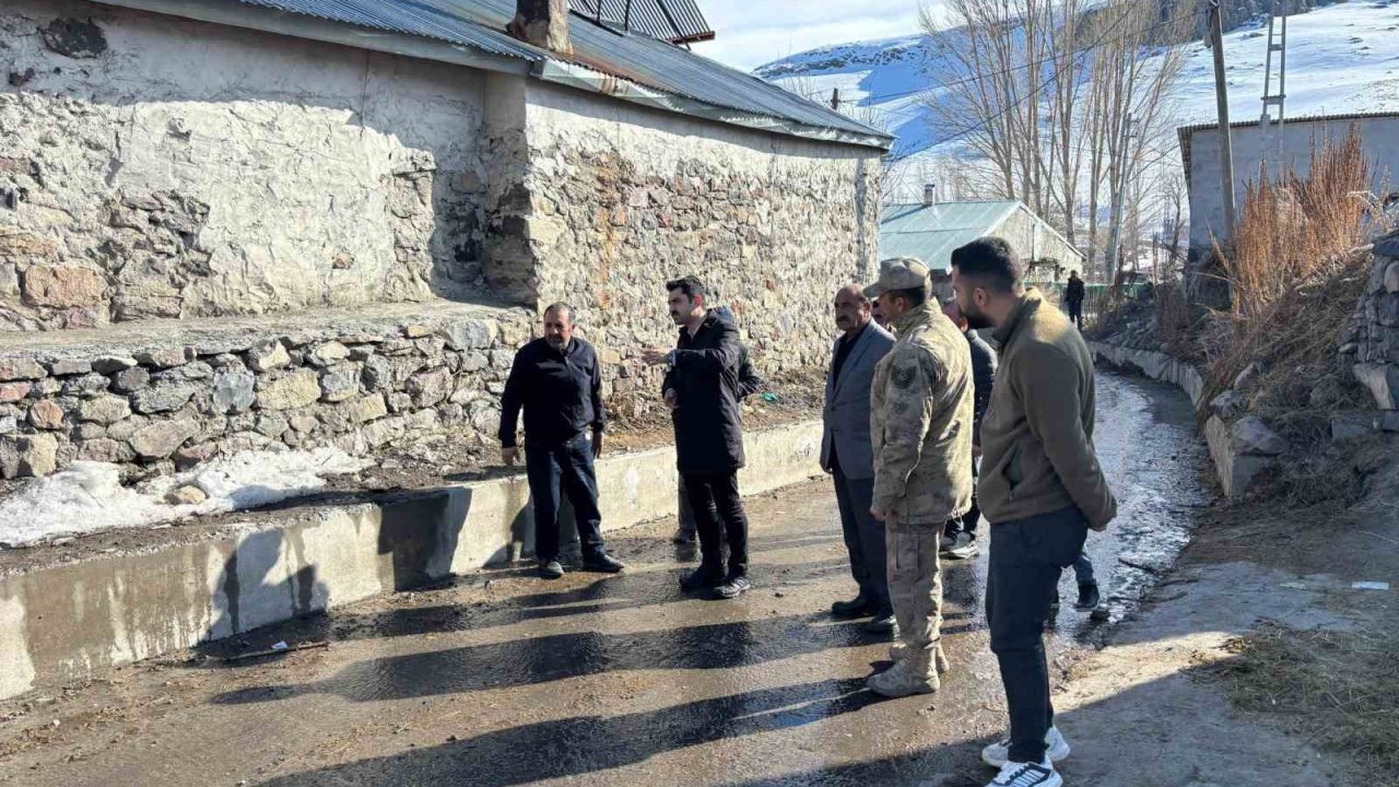 Susuz Kaymakamı Tutal’dan sel ve taşkın riskine karşı yerinde inceleme