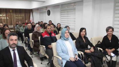 Teknik personele tıbbi ve aromatik bitkiler eğitimi