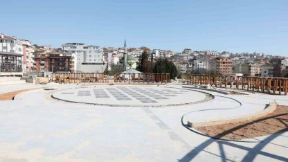 25 bin metrekarelik Çayırova Kent Meydanı projesinde sona yaklaşılıyor