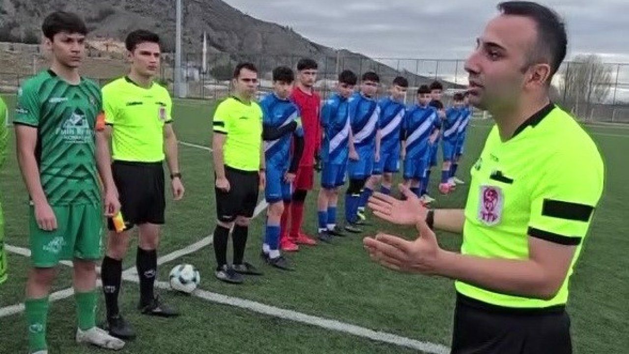 Amasya’da sahada sağlık görevlisi olmayınca hakem maçı oynatmadı