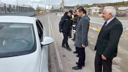 Aşkale’de bayramın manevi atmosferi yollara taşındı