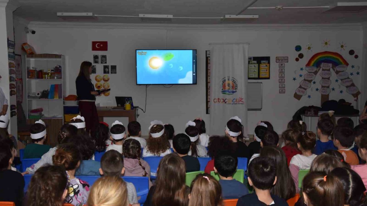 Ata Çocuklu miniklere su tasarrufu farkındalığı