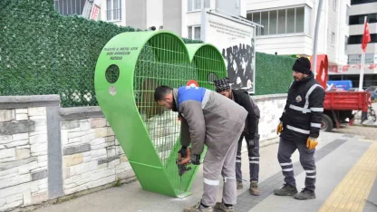 Atakum’a doğa dostu geri dönüşüm kutuları