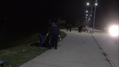 Bafra’da alkollü kadın ekipleri alarma geçirdi