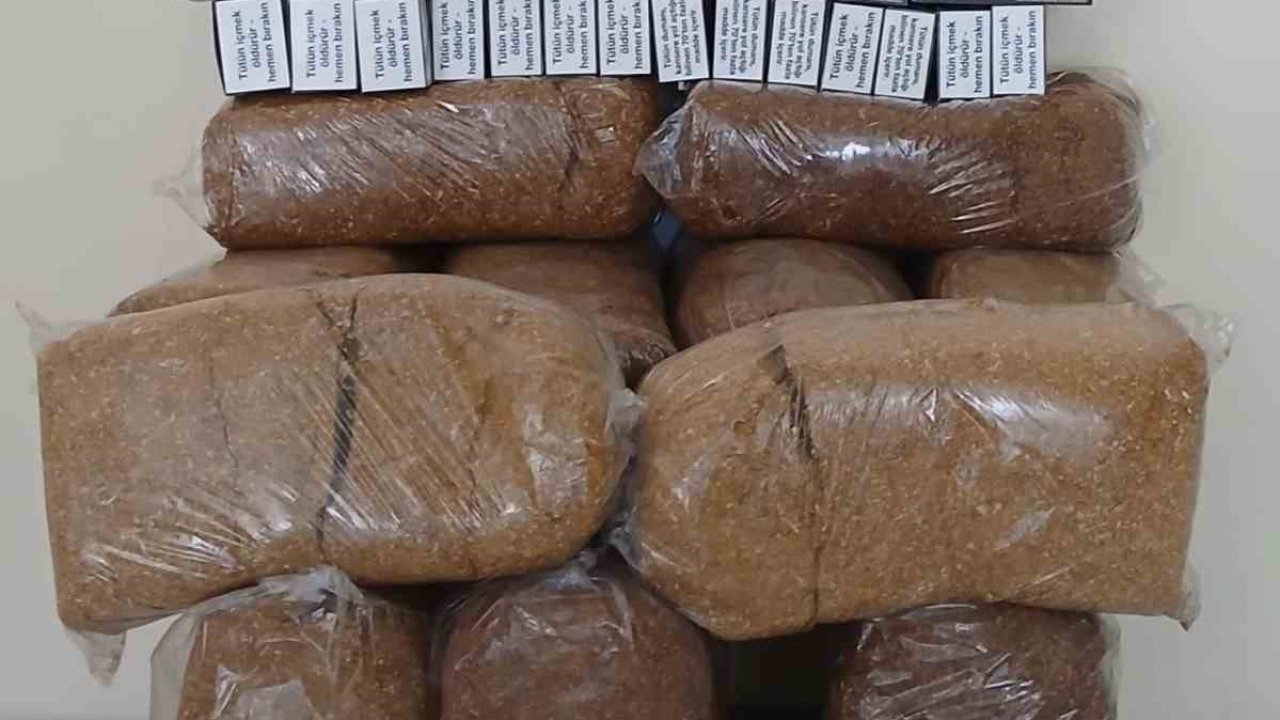 Bafra’da kaçak tütün ve makaron operasyonu
