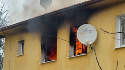 Bartın’da afet konutlarında çıkan yangın paniğe neden oldu