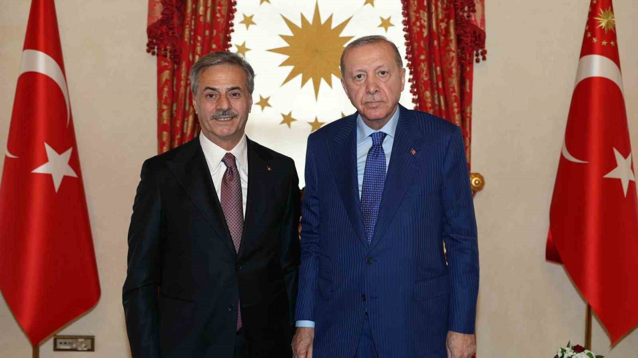 Başkan Alemdar, Cumhurbaşkanı Erdoğan’a projesini sundu