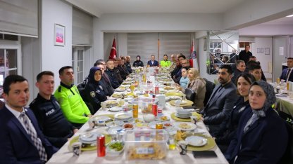 Bayburt Valisi Eldivan, emniyet personeliyle iftar programında buluştu