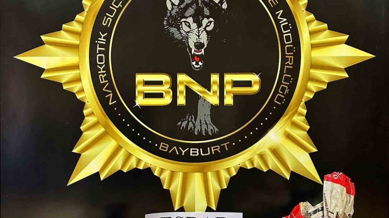 Bayburt’ta 1 kilo 218 gram esrar ele geçirildi