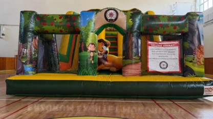 Bayburt’ta çocuklar için kurulan ’Balon Park’ oyun alanı 4 gün boyunca açık olacak