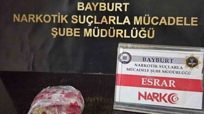 Bayburt’ta uyuşturucuyla mücadele devam ediyor