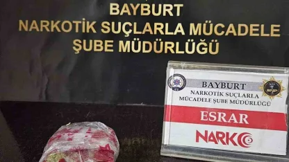 Bayburt’ta uyuşturucuyla mücadele devam ediyor