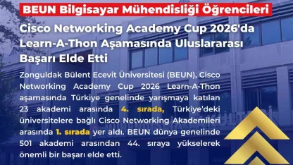 BEUN, Cisco Networking Academy Cup 2026 Learn-A-Thon aşamasında uluslararası başarı elde etti