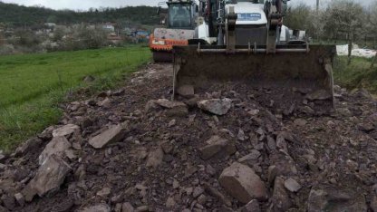 Bozulan yollara hızlı müdahale