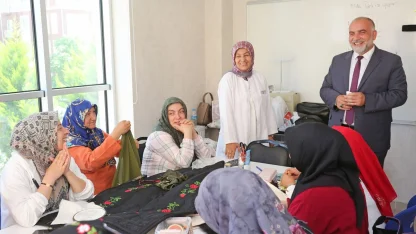 Canikli kadınlar meslek sahibi oluyor