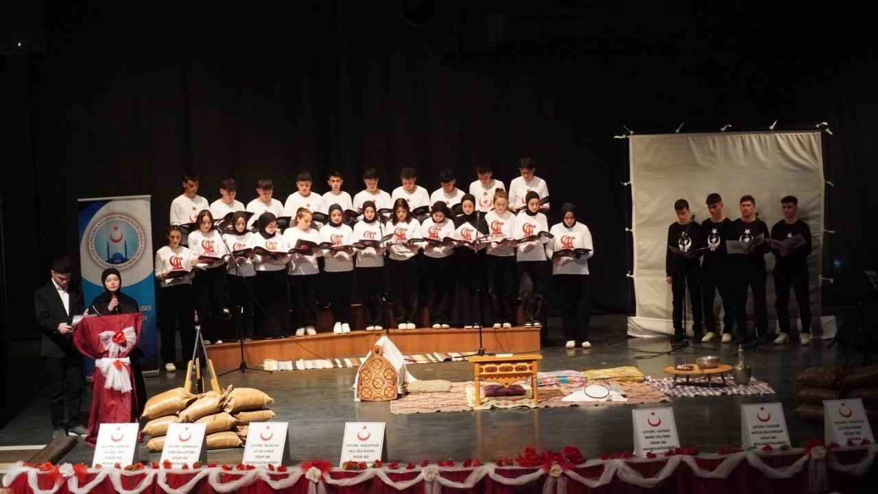 Çaycuma’da Çanakkale şehitleri düzenlenen programla anıldı