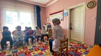 Çilimli’de miniklere ağız ve diş sağlığı eğitimi