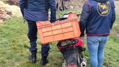 Düzce’de çalınan motosiklet 5 yıl sonra Bolu’da bulundu