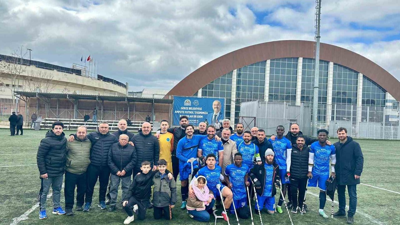 Gebze Belediyesi Ampute Futbol Takımı, Türkiye Kupası’nda tur atladı