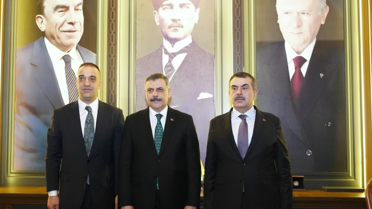 İçişleri Bakanı Çiftçi ve Milli Eğitim Bakanı Tekin’den MHP’ye ziyaret